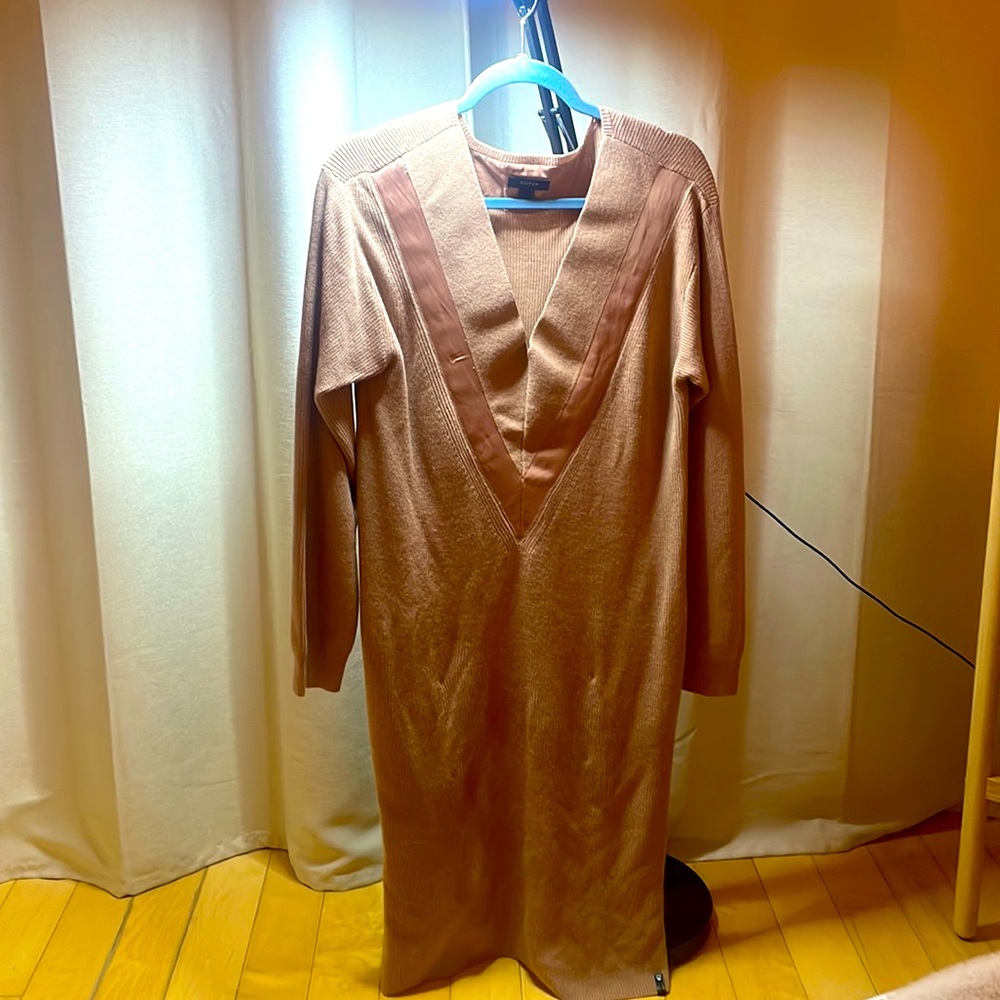 Knit dress light pink
